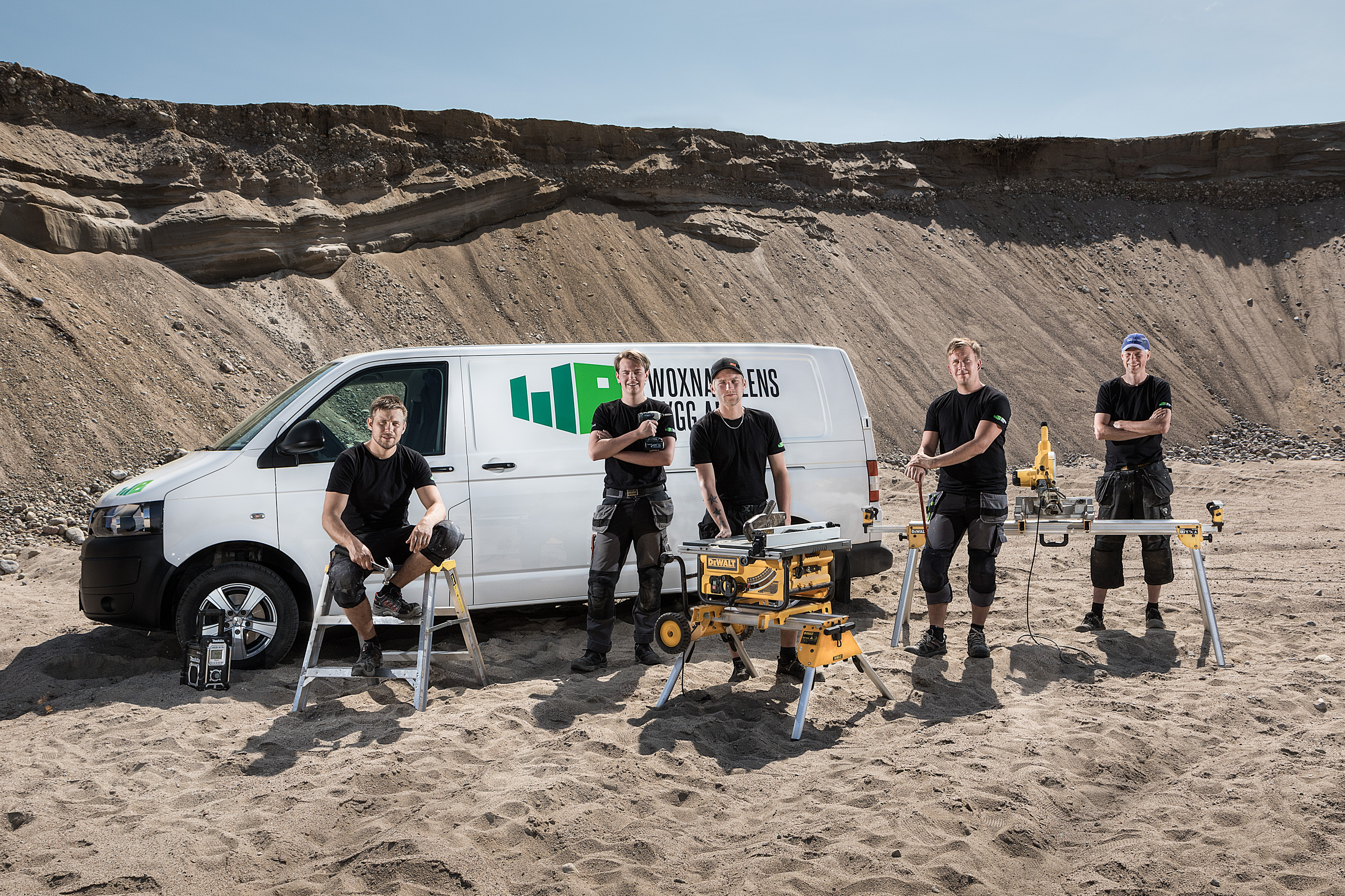 Företagsfotografering Woxnadalens Bygg