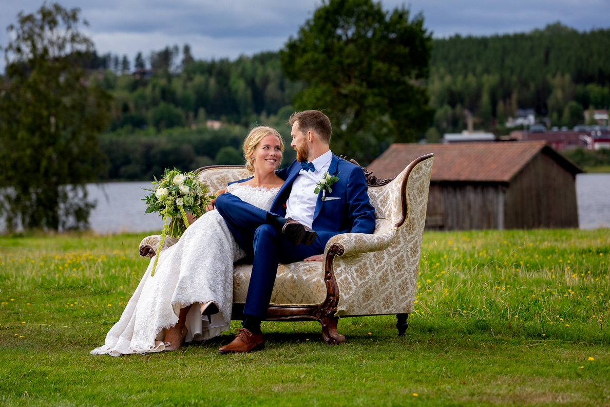 Bröllpsfotografering Ovanåkers Kyrka, Hälsingland